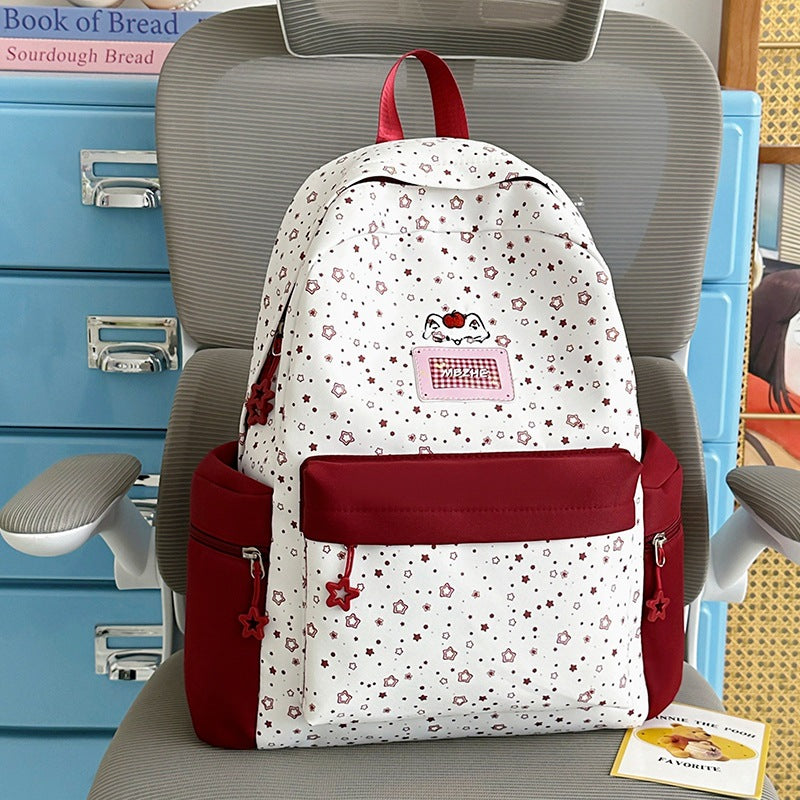 Cute Floral Embellished Backpack Kalsten
