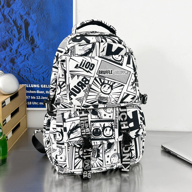 Urban Graphic Print Backpack Kalsten