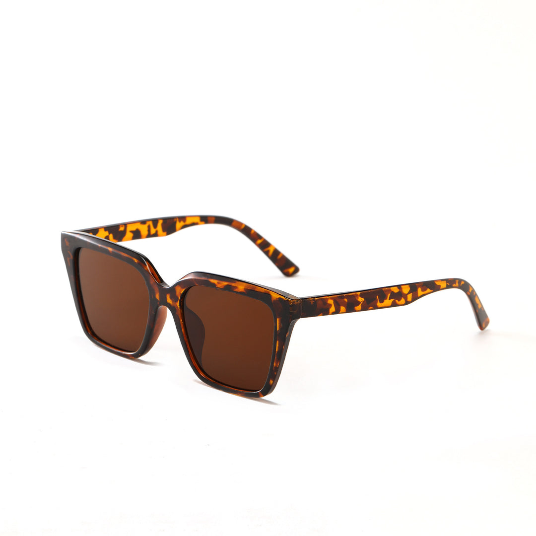 Women's geometric sunglasses with protective UV filter and stylish tortoiseshell design Kalsten