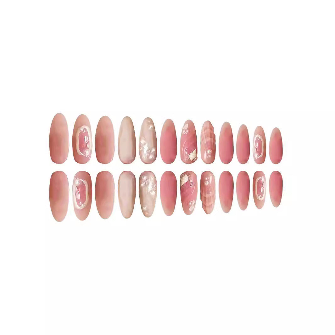Elegant Artistic Gel Nail Enhancements Kalsten