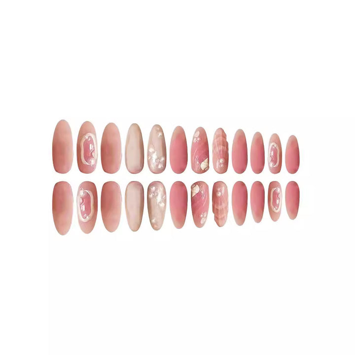 Elegant Artistic Gel Nail Enhancements Kalsten