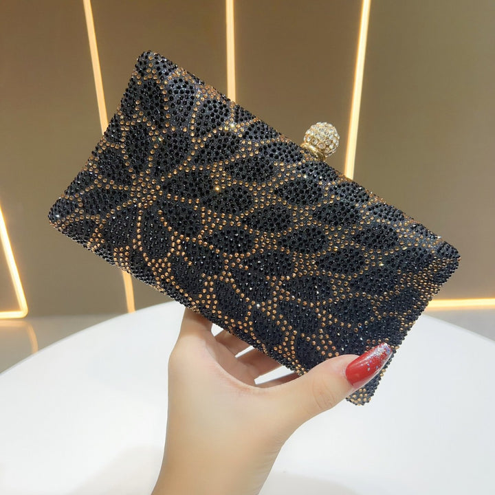 Rhinestone-Embellished Clutch