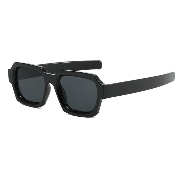 Ladies fashionable stylish square sunglasses with contrasting frame Kalsten