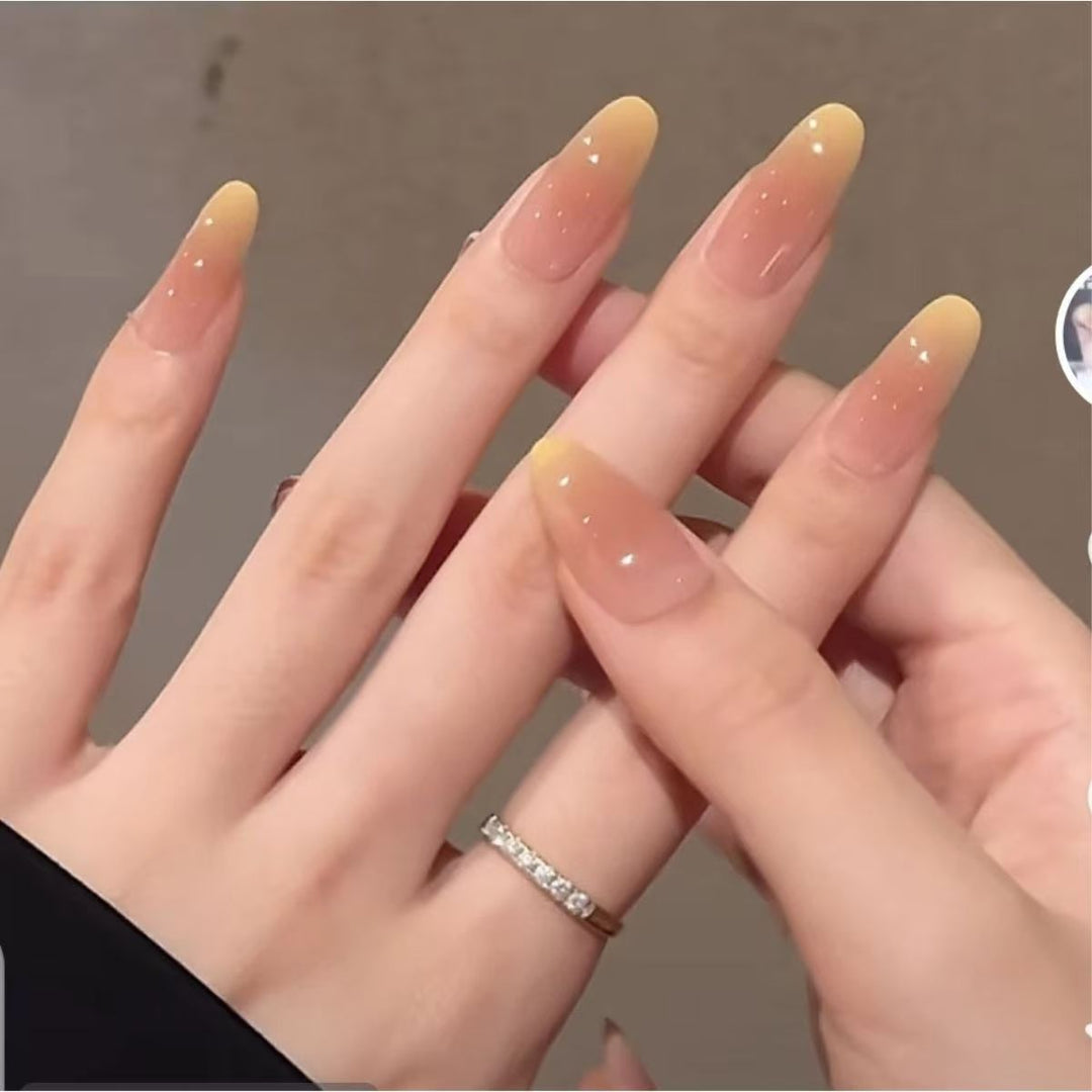 Decorative Press-On Nail Set with Whimsical Bow Designs Kalsten