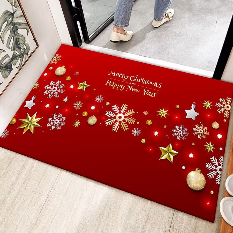 Festive Holiday Welcome Mat