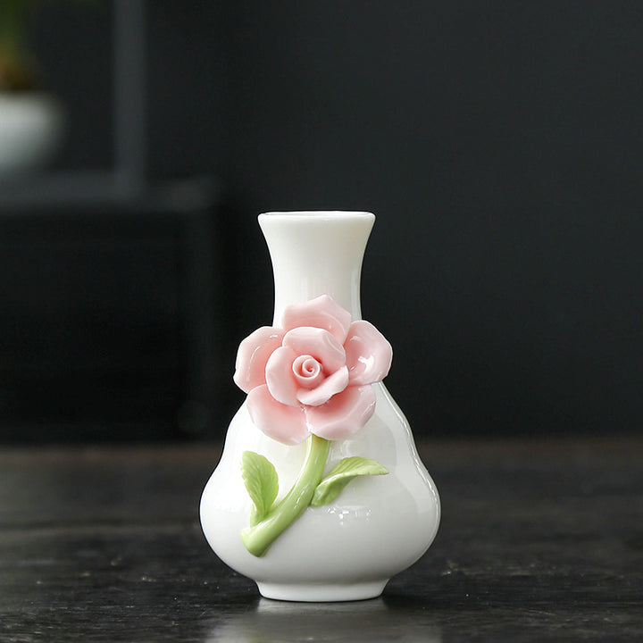 Artistic Floral Porcelain Vase Kalsten