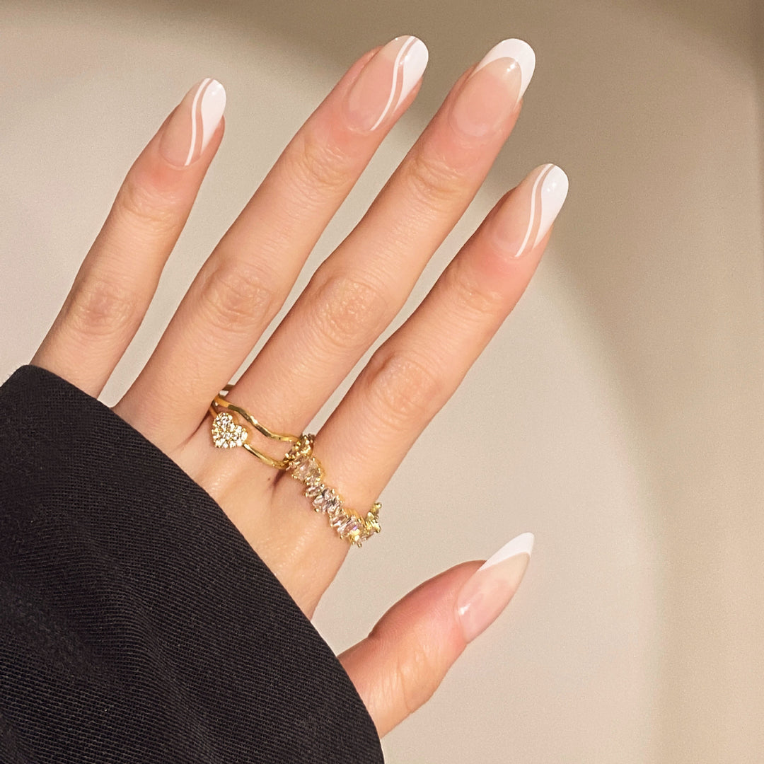 Elegant French Tip Nail Design