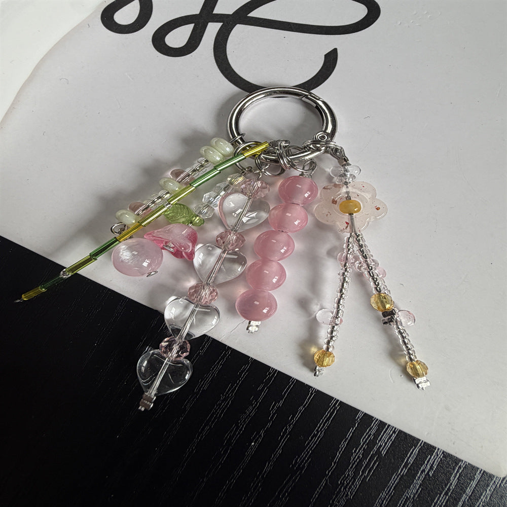 Decorative Beach-Themed Charm Keychain Kalsten