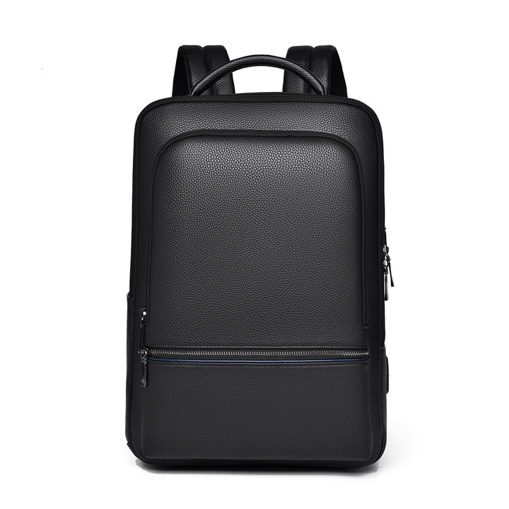 Sleek Leather Laptop Backpack Kalsten