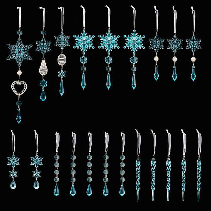 Decorative Crystal Snowflake Ornaments