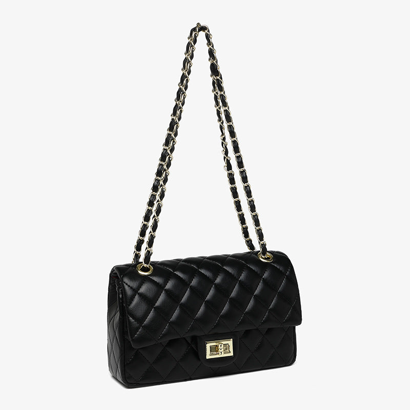 Elegant Quilted Chain Shoulder Handbag