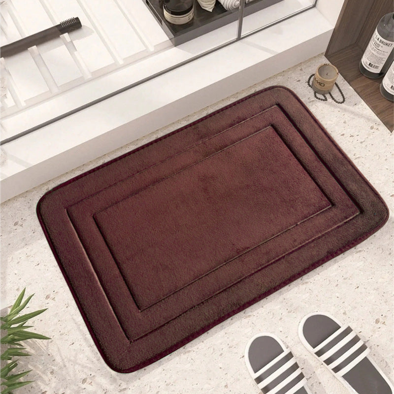 Soft Plush Rectangle Bath Mat Kalsten