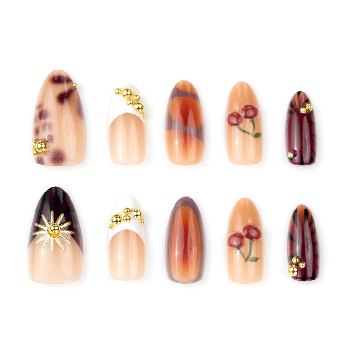 Decorative Resin Press-On Nail Art Set Kalsten