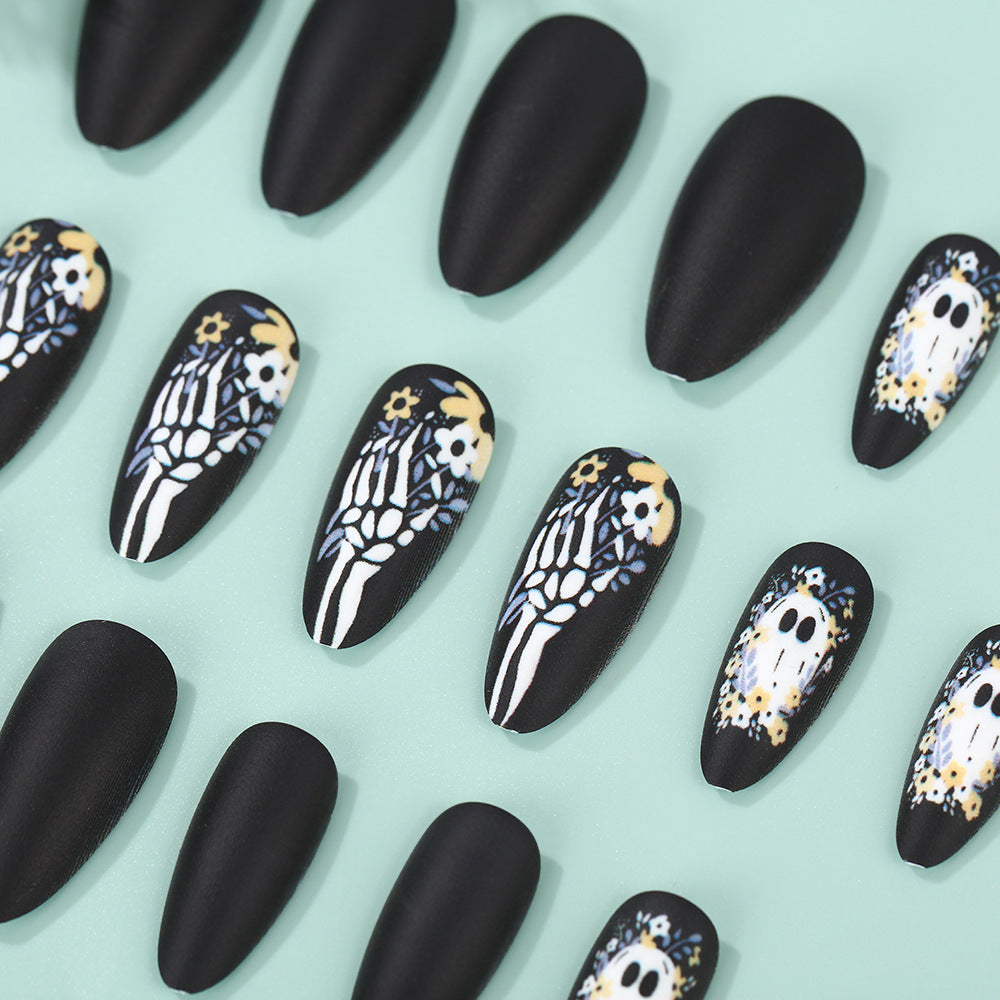 Artificiälnägel mit Halloween-Motiven Kalsten