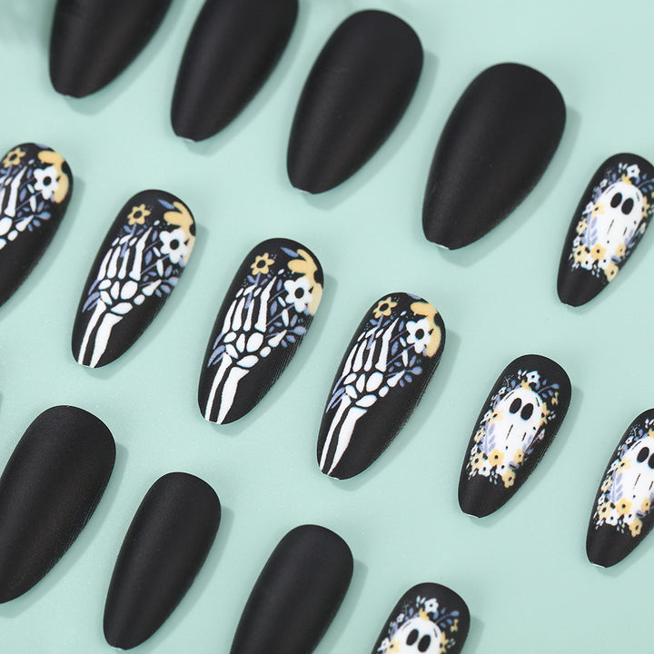 Artificiälnägel mit Halloween-Motiven Kalsten