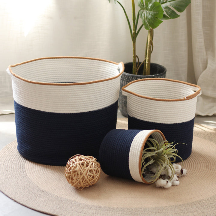 Handcrafted storage basket in modern design Kalsten