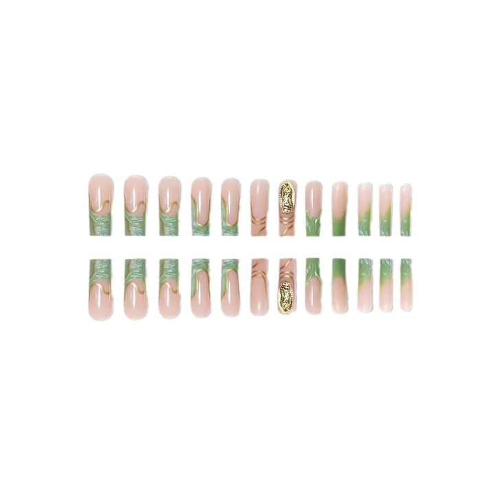 Decorative Long Acrylic Nail Extensions Kalsten