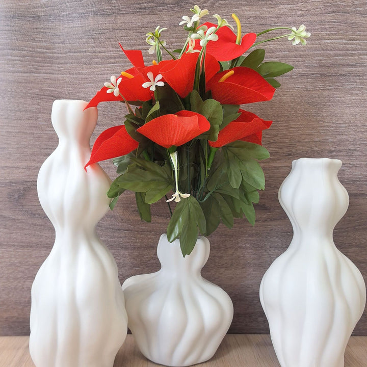 Abstract Textured Decorative Vase Kalsten