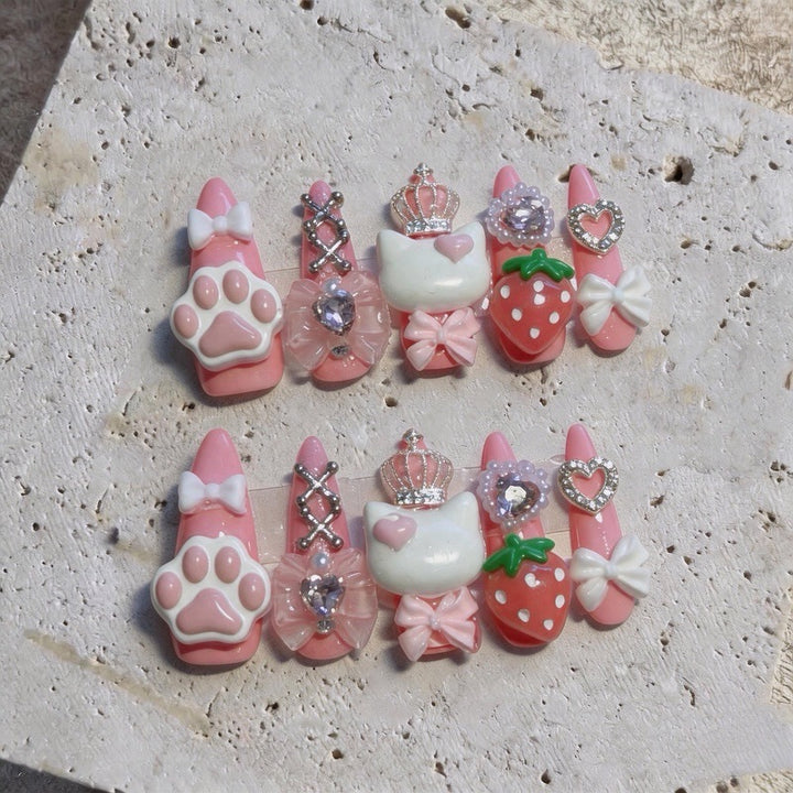 Whimsical Animal-Themed Nail Art Kit