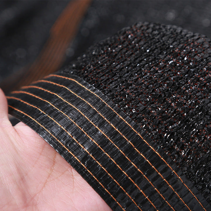 heavy-duty UV resistant shade cloth with reinforced grommets and triple-stitched hem Kalsten