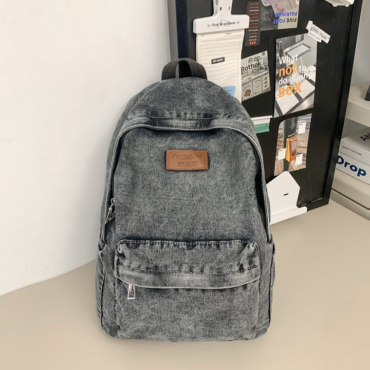Denim Casual Backpack Kalsten