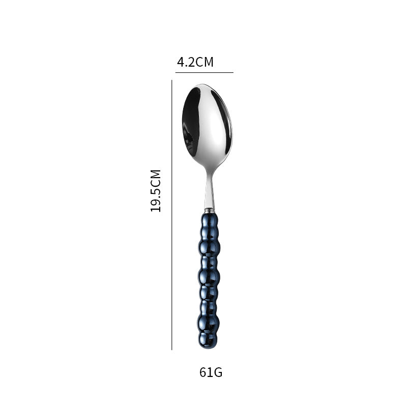 Elegant finger food fork with non-slip handle Kalsten