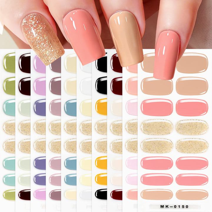 Premium Glossy Gel Nail Tips Set