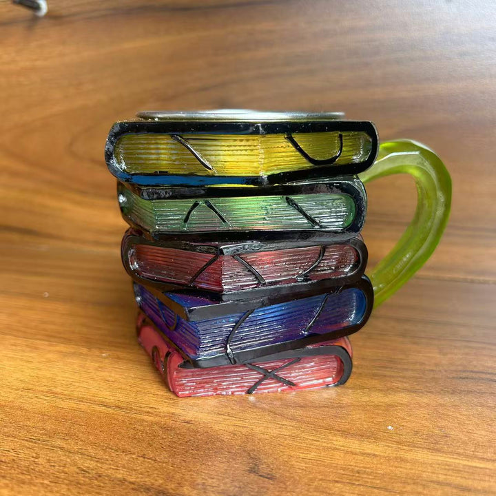 Creative Book Stack Mug Kalsten
