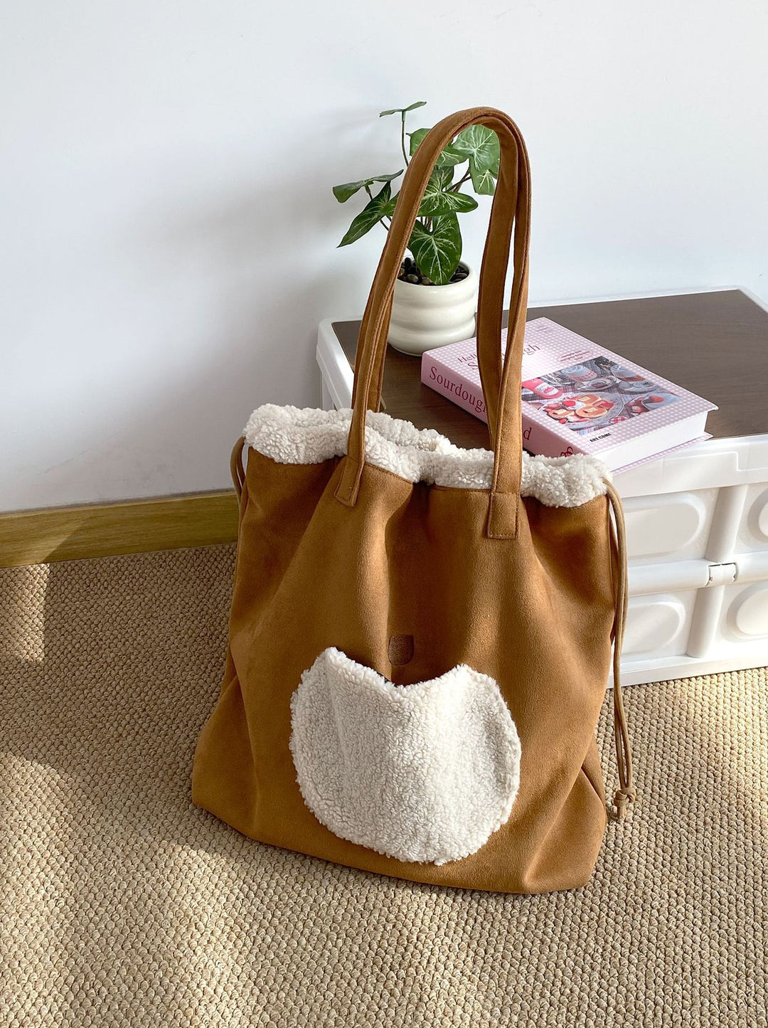 Cozy Plush Tote Bag