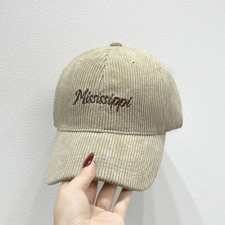 Women's Corduroy Visor Cap Kalsten
