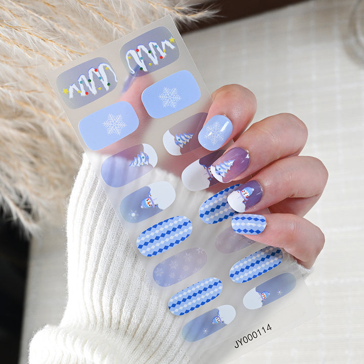 Holiday-Themed Nail Art Stickers