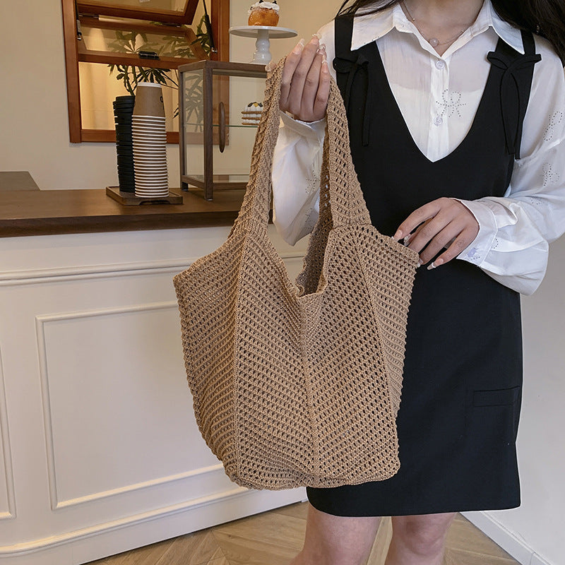 Eco-Friendly Woven Shopping Tote