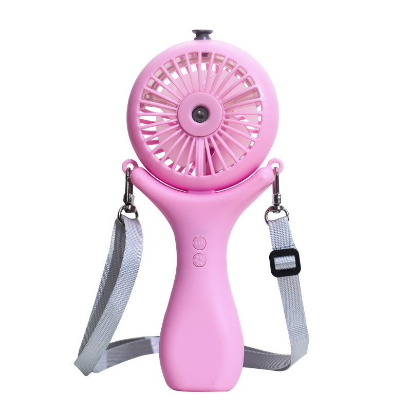 Women portable mini hand fan with spray function and ergonomic design Kalsten