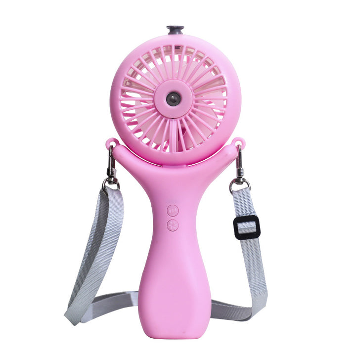 Women portable mini hand fan with spray function and ergonomic design Kalsten
