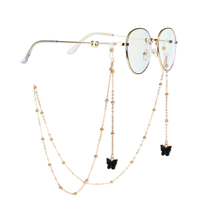 Fashionable sunglasses chains with butterfly pendants Kalsten