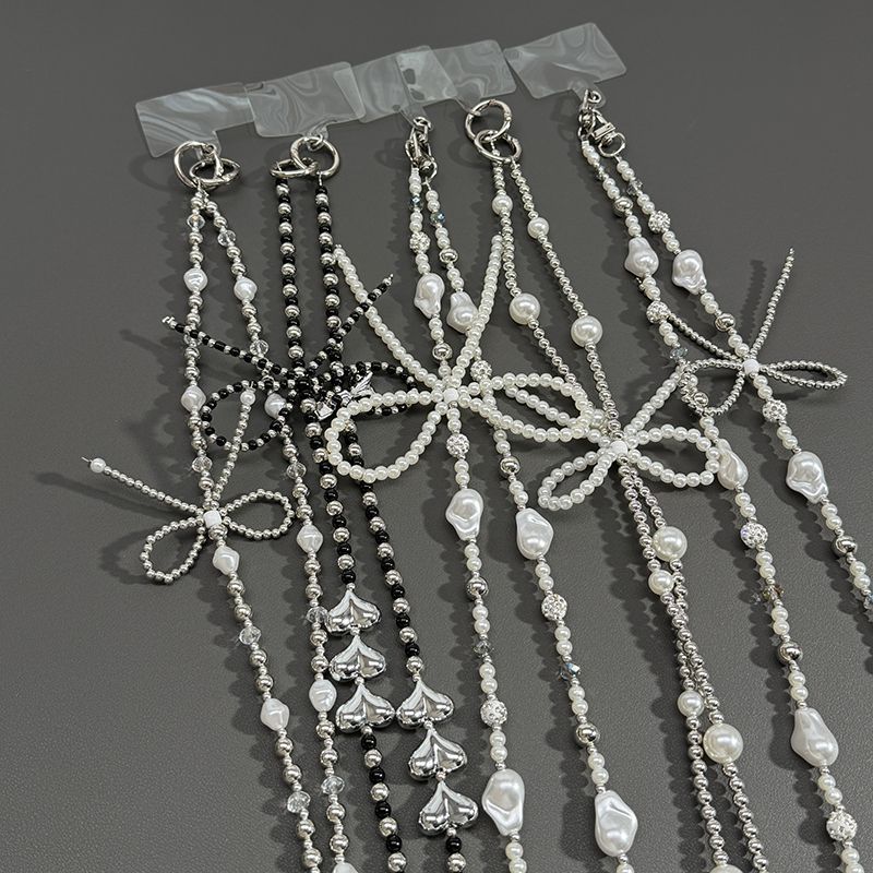 Elegant Pearl Beaded Lanyard Kalsten