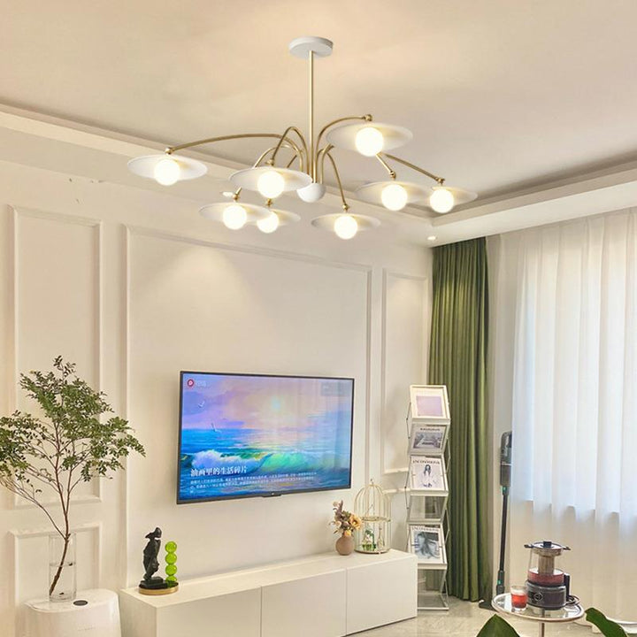 Modern Three-Arm Pendant Light
