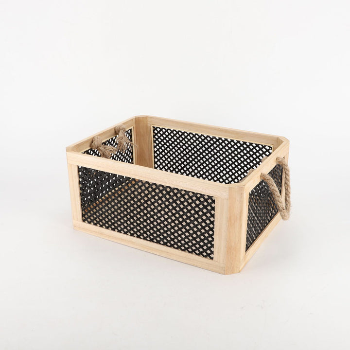 Decorative Woven Storage Crates Kalsten