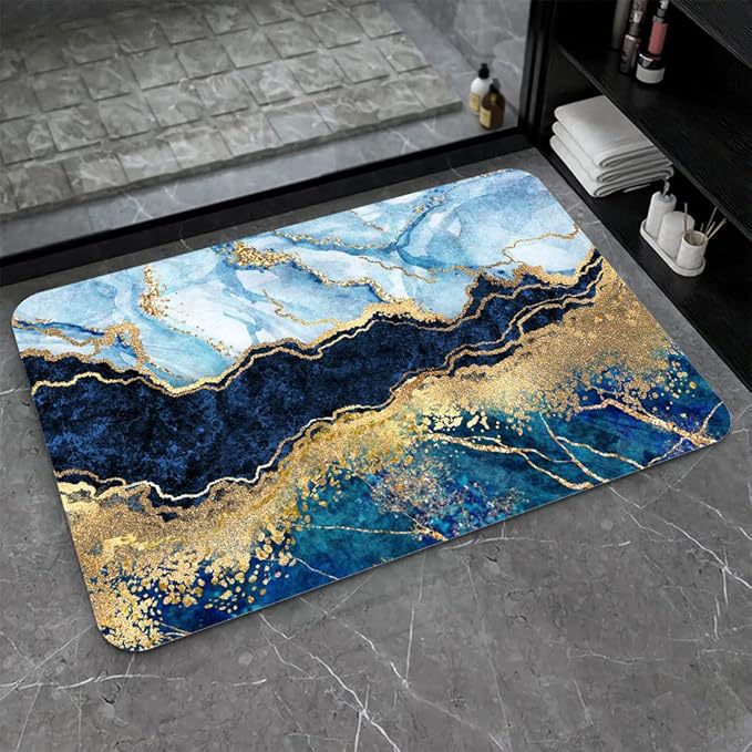 Stylish Water-Resistant Bath Mat Kalsten