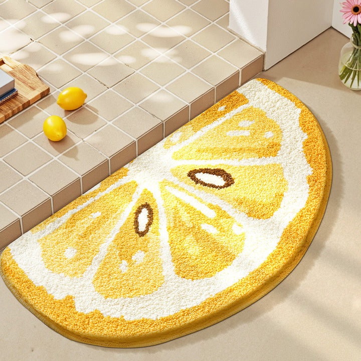 Playful Fruit-Themed Bath Rug Kalsten