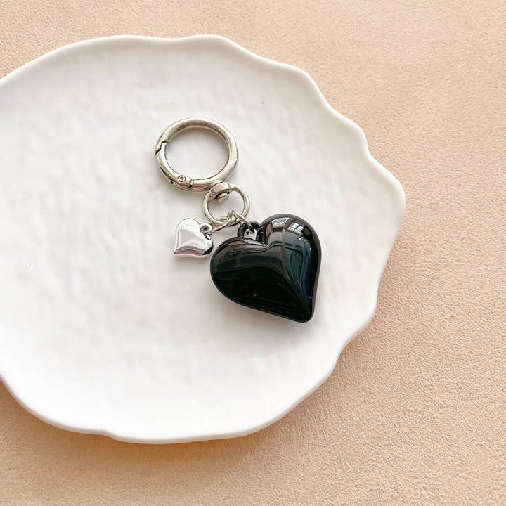 Heart-Shaped Charm Keychain kalsten