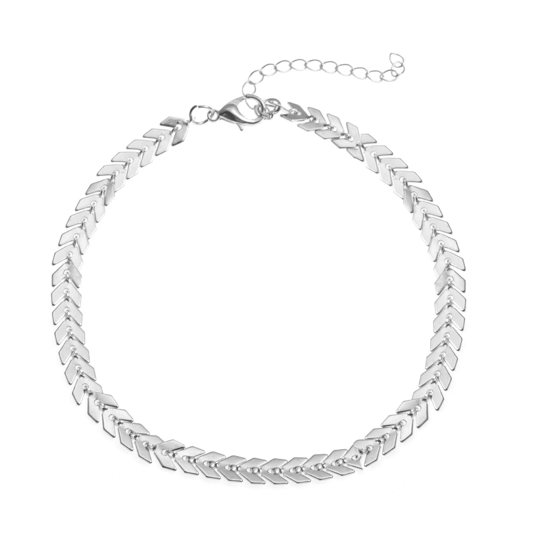 Adjustable Herringbone Chain Anklet Kalsten