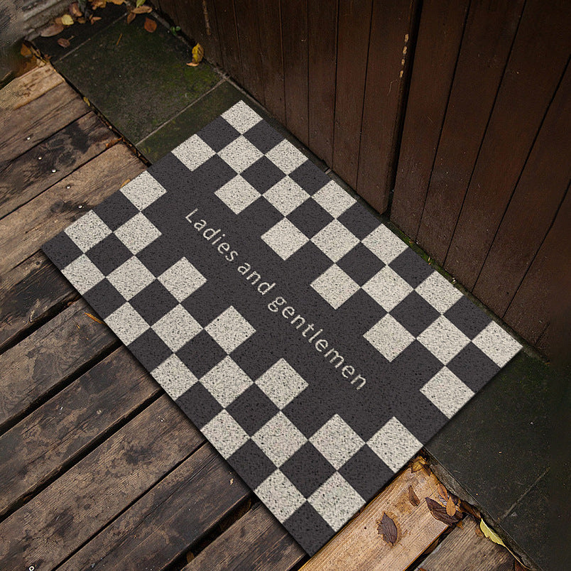 Checkerboard Decorative Doormat