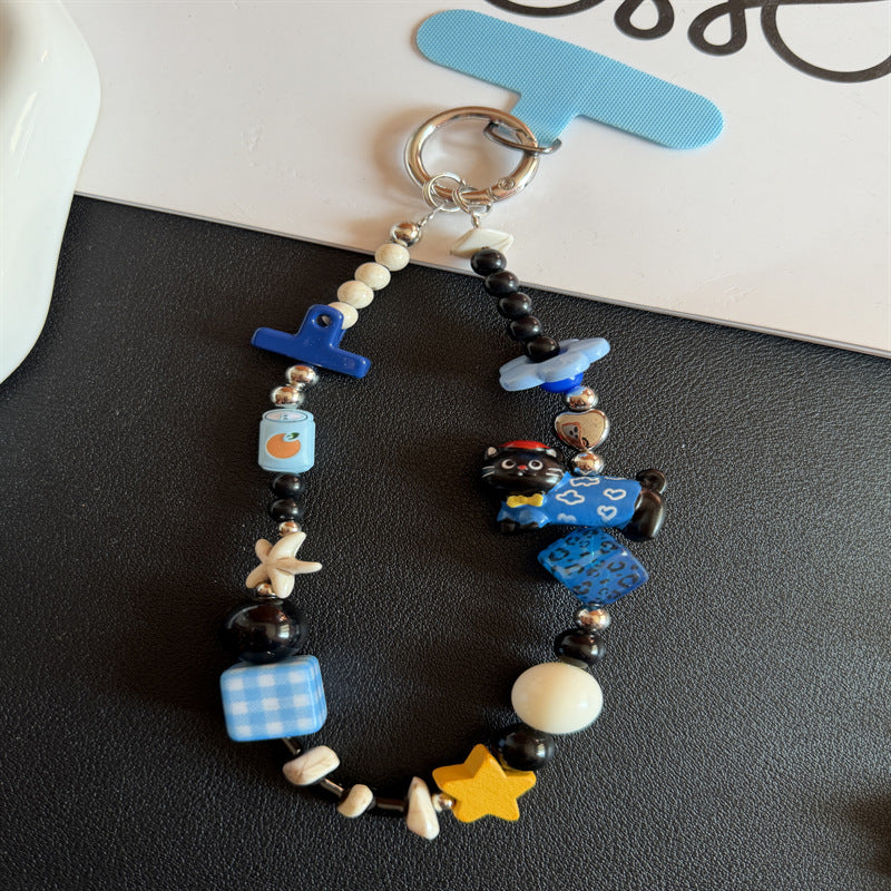 Decorative Beaded Charm Keychain Kalsten 1790135273