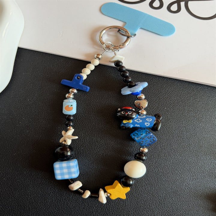 Decorative Beaded Charm Keychain Kalsten 1790135273