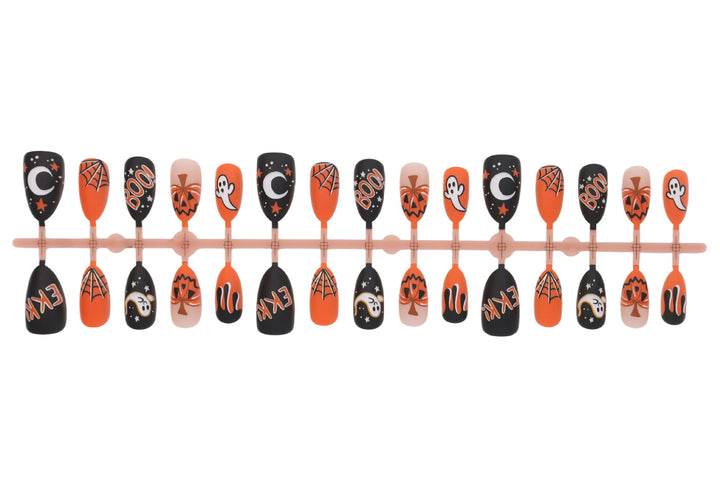 Halloween Artificial Nail Set with Halloween Motifs and Creative Designs Kalsten