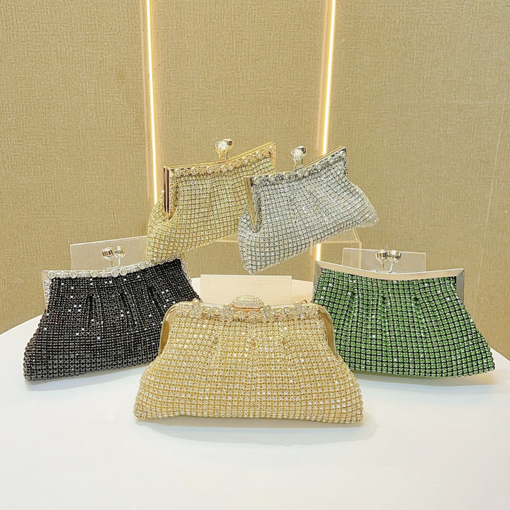 Glittering Crystal Clutch