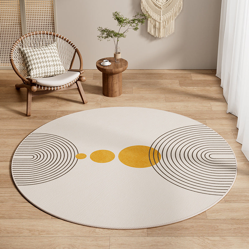 Round Bohemian Area Rug Kalsten