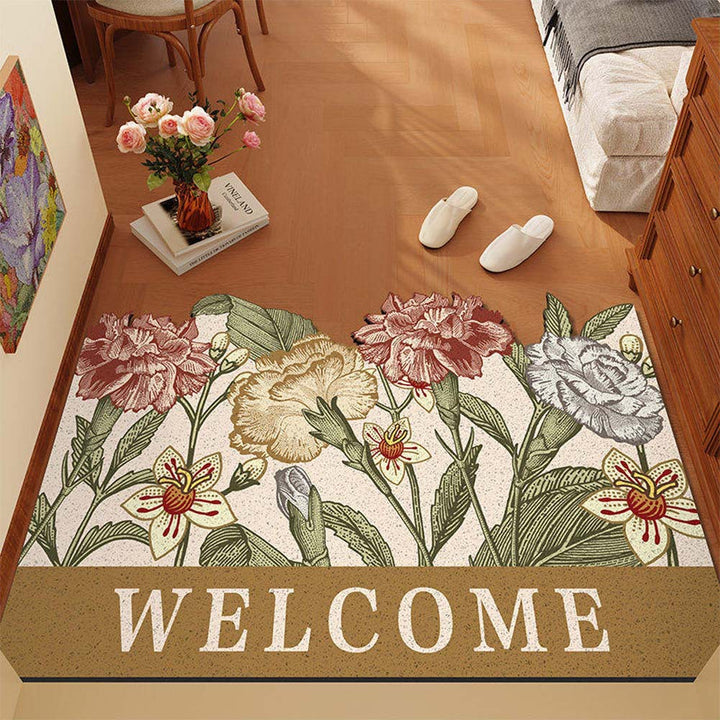 Floral Pattern Area Rug