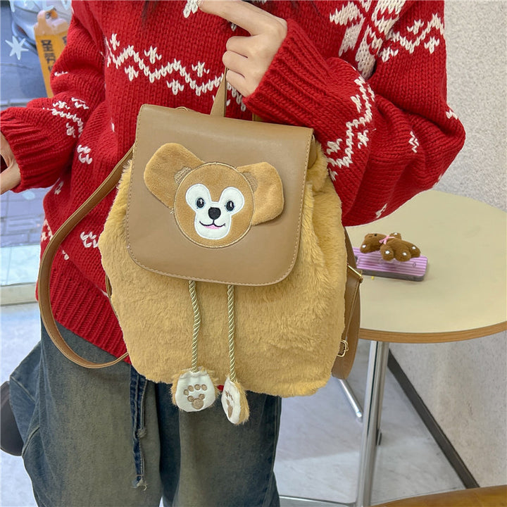 Plush backpack with animal motif Kalsten